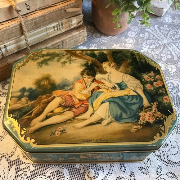 vintage Toffee tin made in England